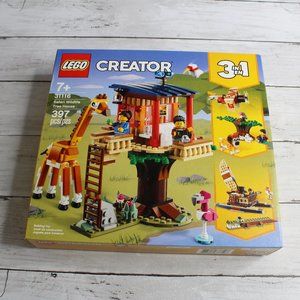 Lego Creator Set Safari Wildlife Tree House Giraffe